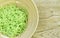 Boiled dry jade noodle with oil Chinese food on bowl