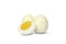 Boiled eggs are a highly nutritious food, isolated on a white background.