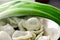 boiled homemade dumpling on a plate