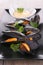 Boiled mussel