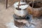 Boiling cocoon silkworm