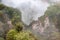 Boiling mud pit steaming in Taupo, New Zealand