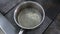 Boiling pot in the kitchen. Boiling water in stainless steel saucepan