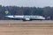 Boing 737 - 800 from Ryanair drives to runway at airport Nuernberg