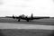 Boing B17 Flying Fortress, on ww2 British military airfield,