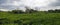 Bois Cheri Tea Factory. Beautiful tea plantation with white cloud blue sky and sun light. Tourist attraction in Mauritius