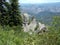 Boise National Forest rock formation from Mores Mountain Loop Trail image of expansive horizontal