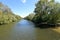 Boise River Summer Landscape Wideangle upriver