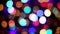 Bokeh background multi colored twinkling Christmas lights video