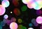 Bokeh backgrounds of multicolored soap bubbles in Chaotic Arrangement