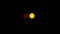 Bokeh Black Background Beautiful Glare Minimalism Red Yellow Circle Background