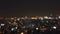 Bokeh of city lights, Blurry photo at night time. 4K cityscape VDO