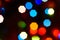 bokeh colored lights background