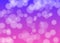 Bokeh glow vector gradient purple background.