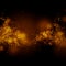 Bokeh gold dust glitter star background. Abstract milky way