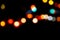 Bokeh with multi colors. Festive lights bokeh background. Defocused bokeh lights. Blurred bokeh. Bokeh light vintage background. A