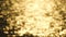 Bokeh sun glare reflection of Sunset sunrise light in water surface. Sunrays flickering in ocean.Golden shimmering sea waves in su