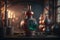 Bokeh & Unreal Engine 5: Distillery\\\'s Giant Alchemist Pot Shines with Hyper-Detailed Insanity