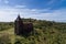 Bokor church in Kampot Cambodia , Bokor national park cambodia Aerial drone Photo