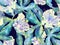 Bold Abstract Floral Pattern.