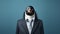 Bold And Busy: Conceptual Portraiture Of A Penguin In A Suit