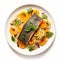 Bold And Colorful Salmon Pasta With Roasted Rainbow Trout And Pumpkin