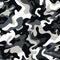 Bold And Dynamic Black And White Camo Pattern