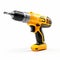 Bold And Eco-friendly Electric Drill On White Background