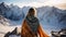 Bold And Exotic: Tundras Nanga Parbat Scarf Frozen Summer Photoshoot