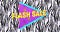 Bold Flash Sale Advertisement in Retro Eighties Style 4k
