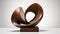 Bold Forms: A Swirling Bronze Sculpture Inspired By Henry Moore And Karl Blossfeldt