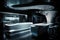 Bold Futuristic Kitchen with LED Lighting and Visionary Design