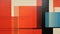 Bold Geometric Minimalism: Dell 1970s Screen Printed Color Blocking