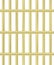 Bold golden jail bars pattern. Prison cell seamless vector.