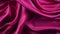 Bold And Graceful: Close-up Of Dark Pink Silk Draperies