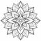 Bold And Graceful Mandala Flower Drawing Patterns For Coloring Pages