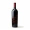 Bold And Photorealistic Wine Bottle On White Background