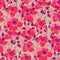 Bold pink floral summer seamless pattern