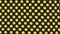 Bold and playful black and yellow polka dot pattern with unique variations