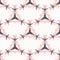 Bold shibori tie dye cross triangle background. Seamless pattern indigo coral bleached resist. Japanese style dotted
