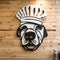 Bold Structural Designs: Dog Chef Head And Hat On Wall