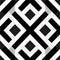 Bold And Symmetrical: Neoclassical-inspired Black And White Square Tiles