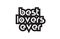 Bold text best lovers ever inspiring quotes text typography design