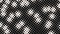 Bold and timeless close-up of a black and white polka dot pattern