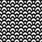 Bold traditional black and white fishscale design. Seamless vector pattern. Great as a coordinate, for marketing