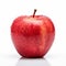Bold And Vibrant Red Apple With Water Droplets - Product Photography
