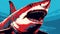 Bold And Vibrant Shark Pop Art Illustration