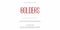 BOLDERS Abstract Fashion font alphabet