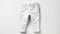 Boldly Textured White Pants For Babies On A High Tonal Range Background