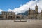 Bolivar Square with Cathedral and Colombian Palace of Justice - Bogota, Colombia